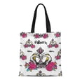 thumbnail image 1 of SIDONKU Canvas Bag Resuable Tote Grocery Shopping Bags Queen Hashtag and Luxury Crown Patches Stickers Hand Sketched Modern Royal in St Tote Bag, 1 of 1