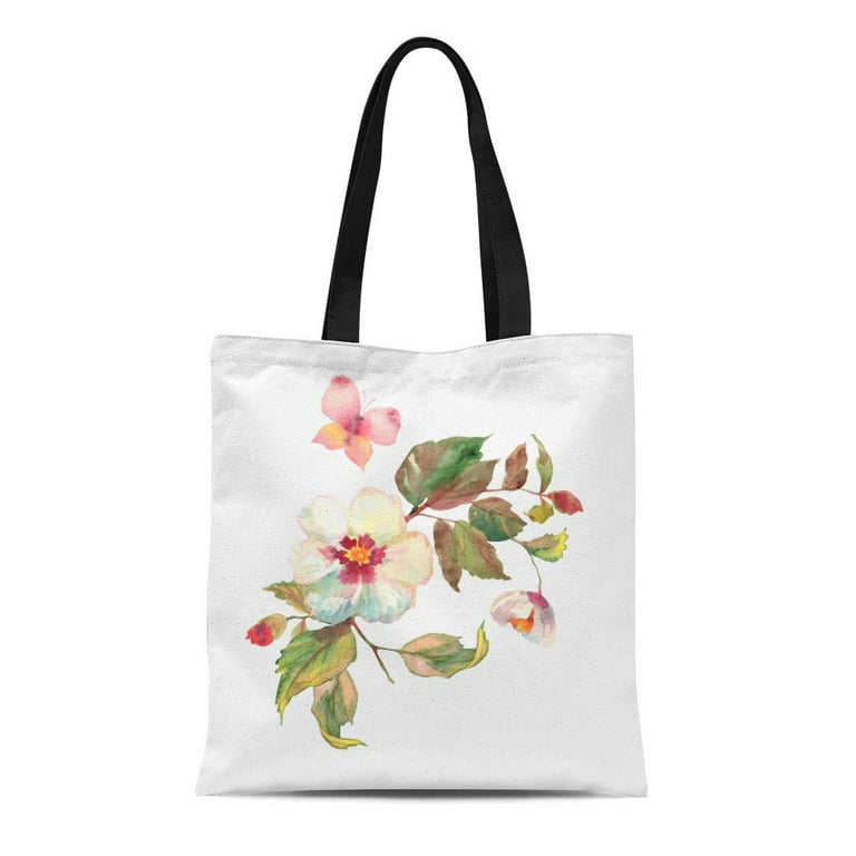 Flower Tote cloth crossbody bag