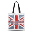 thumbnail image 1 of SIDONKU Canvas Tote Bag England London United Kingdom British Britain Great Reusable Handbag Shoulder Grocery Shopping Bags, 1 of 1