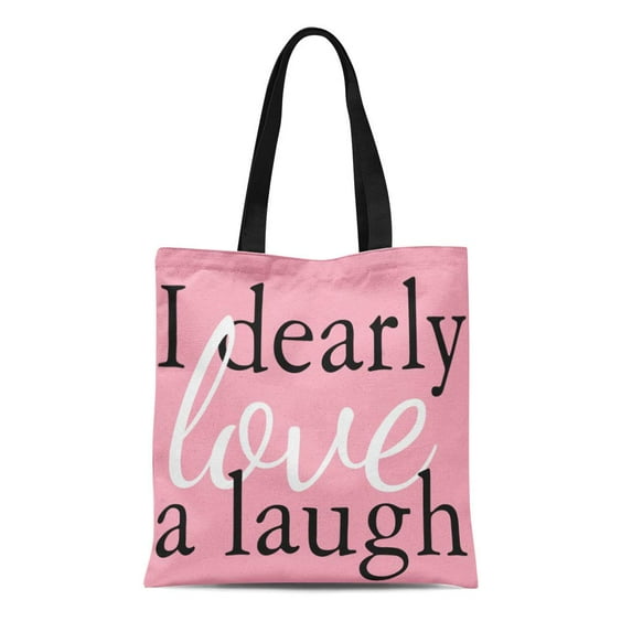 SIDONKU Canvas Tote Bag Idea Pride Prejudice Pink Jane Austen Book Elizabeth Bennet Reusable Handbag Shoulder Grocery Shopping Bags