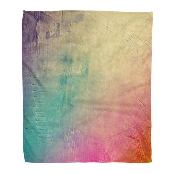 SIDONKU Flannel Throw Blanket Funky Gray Distressed Wall Pattern Abstract Old Book Dirt Soft for Bed Sofa and Couch 50x60 Inches