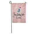 thumbnail image 1 of SIDONKU Girl Baby Announcement Birth Arrival Welcome Boy Congratulations Born Garden Flag Decorative Flag House Banner 28x40 inch, 1 of 2