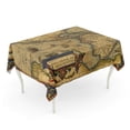 thumbnail image 1 of SIDONKU Old Antique Map of North and South America by Abraham Ortelius Circa 1570 Vintage World Tablecloth Table Desk Cover Home Party Decor 60x104 inch, 1 of 1