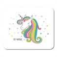 thumbnail image 1 of SIDONKU Rainbow Unicorn Head Graphic for Kid Use Wear Simple Nursery Horn Cute Mousepad Mouse Pad Mouse Mat 9x10 inch, 1 of 1