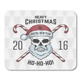 thumbnail image 1 of SIDONKU Skull Bad Santa Claus Biker with Candies Heavy Metal Christmas Portrait Rock and Roll 2016 New Year Merry Mousepad Mouse Pad Mouse Mat 9x10 inch, 1 of 1