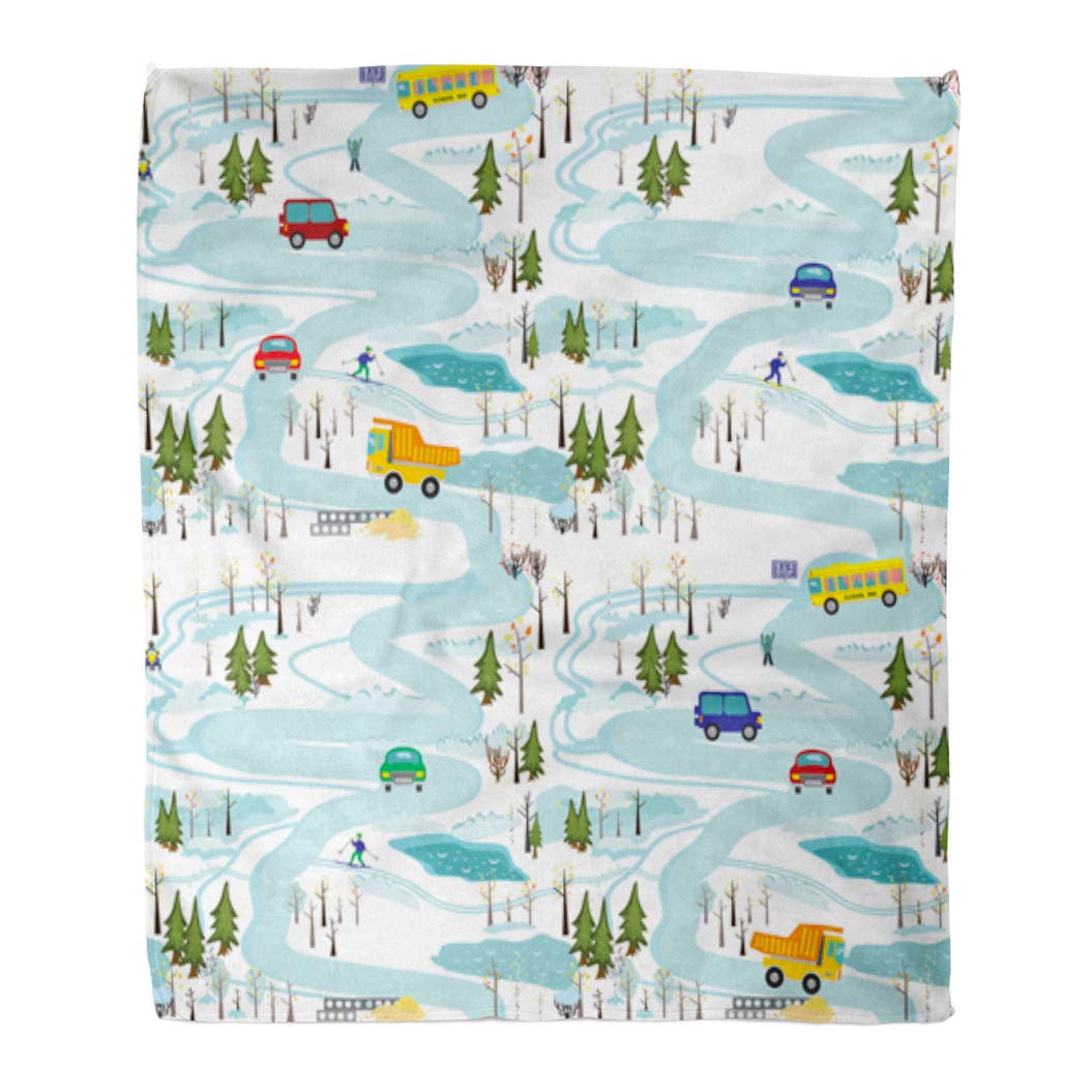 SIDONKU Throw Blanket 50x60 Inches The Knitwear Packaging Children