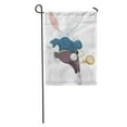 thumbnail image 1 of SIDONKU Watch of White Rabbit Running Away Alice Pocket Wonderland Drawing Garden Flag Decorative Flag House Banner 28x40 inch, 1 of 2