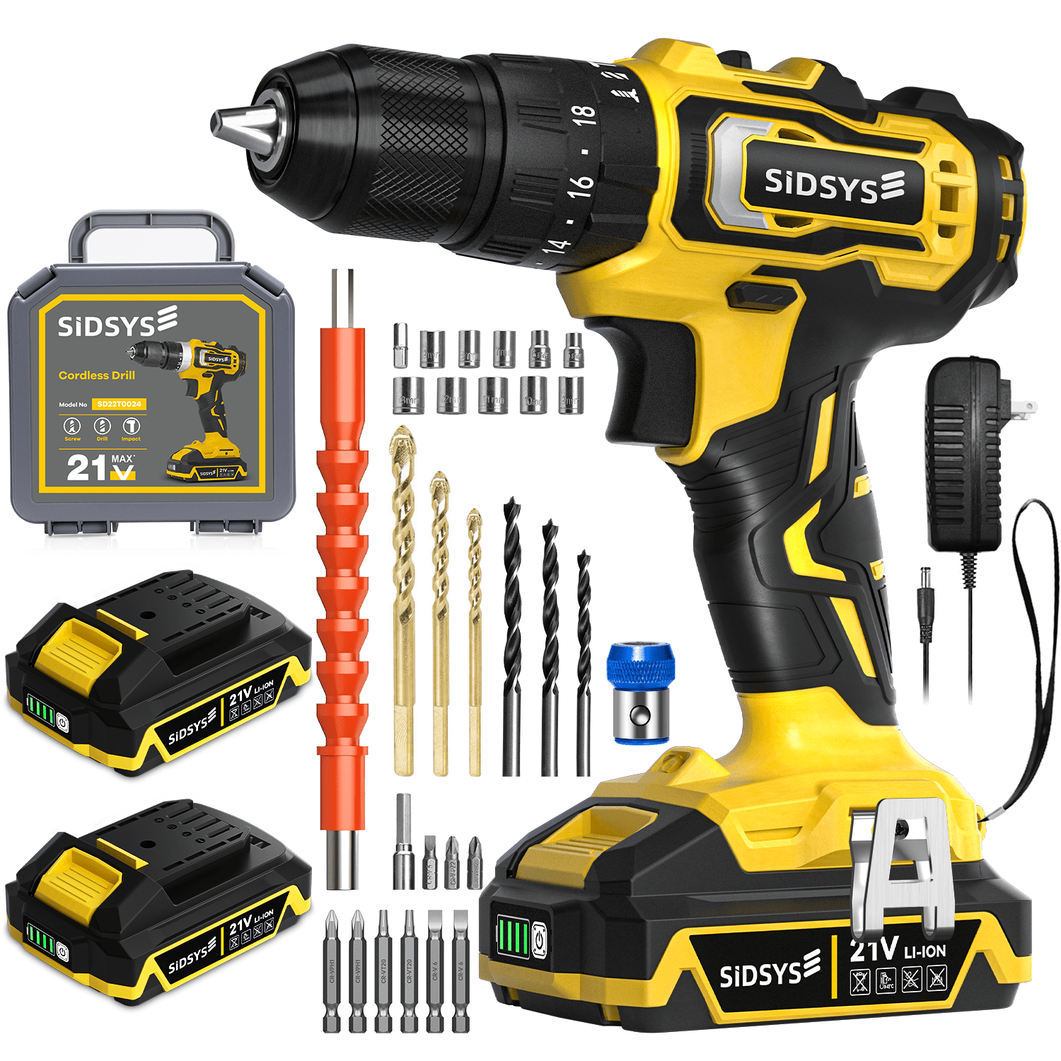 21V Max Electric Power Impact Combo Kit Cordless Brush Drill Driver Tool  with 30 Pieces Accessories - China Power Drill, Power Tool