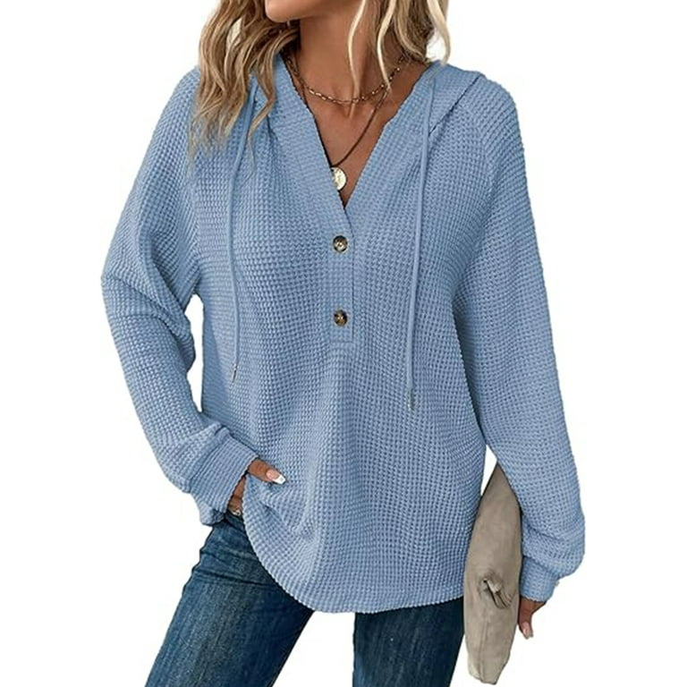 Knitting Solid Color Long Sleeves V-Neck Sweatshirts Knitting Solid Color Long Sleeves V-Neck Sweatshirts