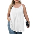 thumbnail image 1 of SIEANE Women's Plus Summer Tank Tops Adjustable Strap Camisole Loose Fit Casual Sleeveless S-3XL, 1 of 6