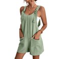 thumbnail image 1 of SIEANE Womens Jumpsuits Casual Summer Loose Fit Adjustable Straps Romper with Pockets S-XXL, 1 of 4