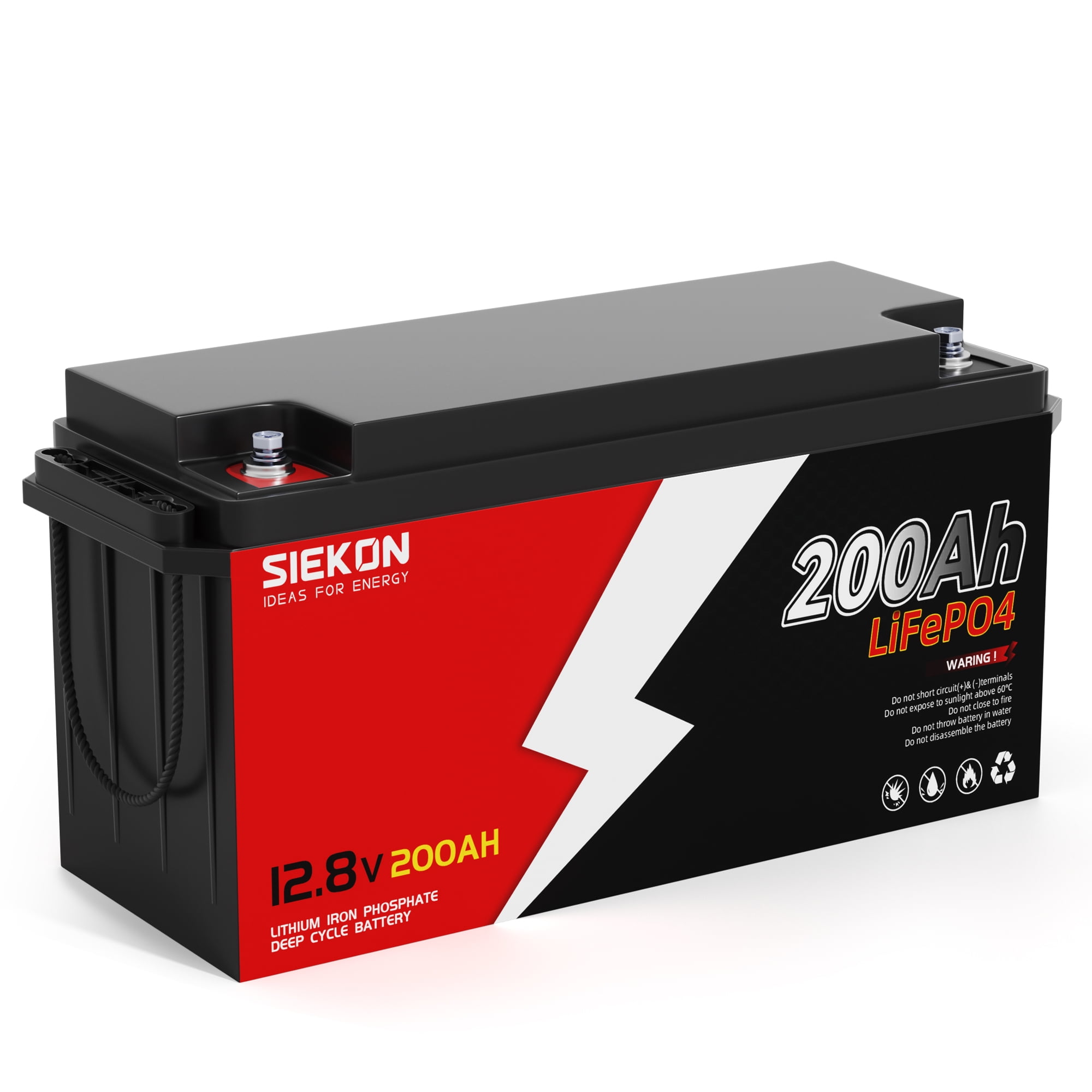 SCREAMPOWER 48V LiFePO4 Battery 100Ah, Lithium Batteries with 100A
