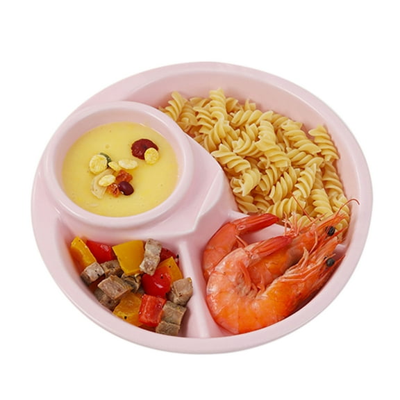 SIELUNO Cartoon Ceramic Divided Dinner Plates,Divided Plate,Bariatric Plates for Home
