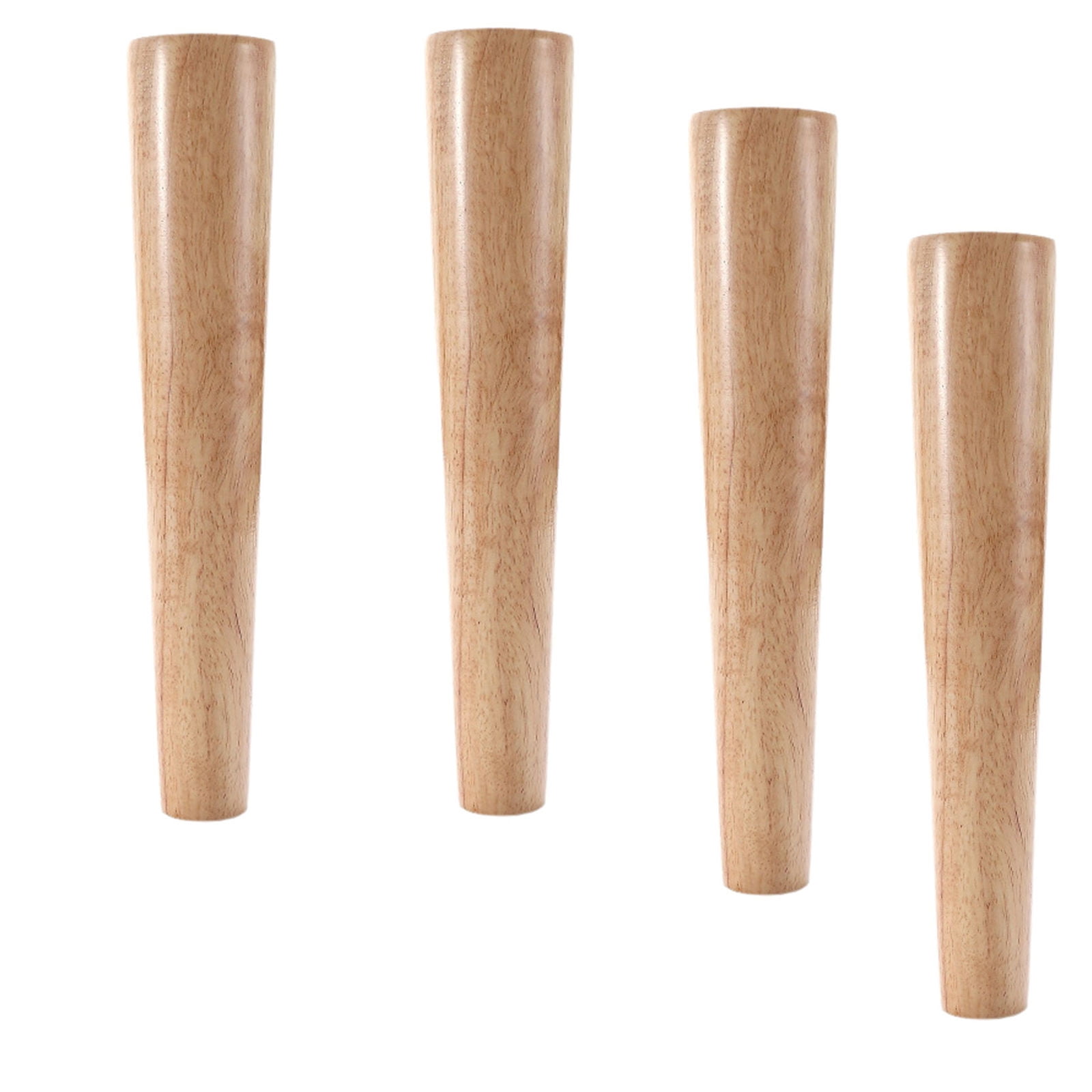 SIELUNO Round Wood Furniture Legs,Mid Century Unfinished Wooden