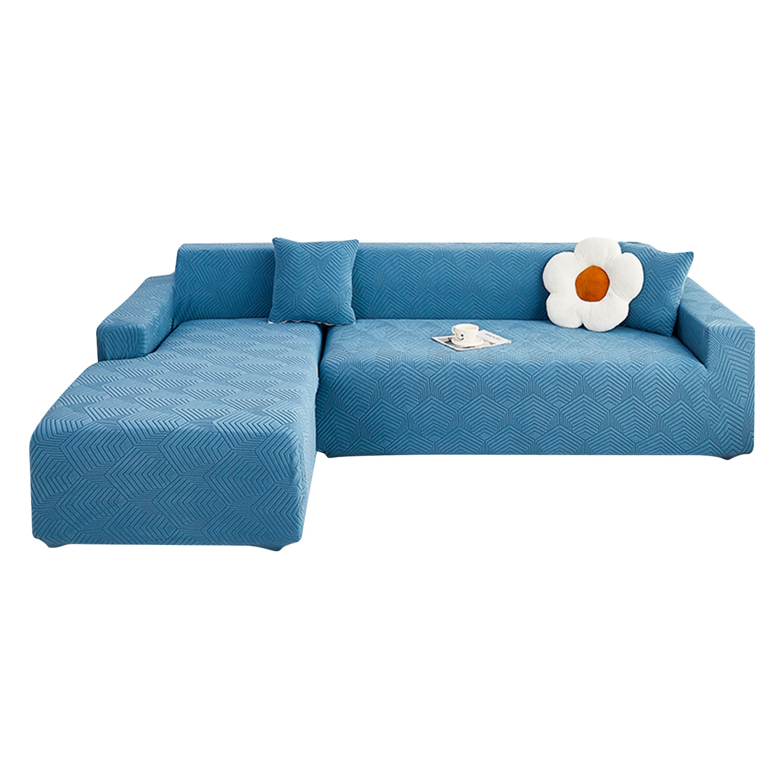 SIELUNO Sectional Couch Covers L Shape Sofa Cover,Stretch Sofa