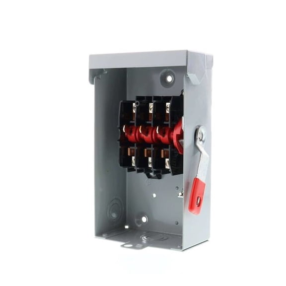 Siemens Safety Switch, Non-Fusible, 60 A, Steel LNF222RA