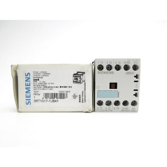 SIEMENS 3RT1017-1JB41 17-30V NSMP
