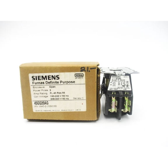 SIEMENS 45GG20AG SER. C 190-220/208-240V 55A NSMP