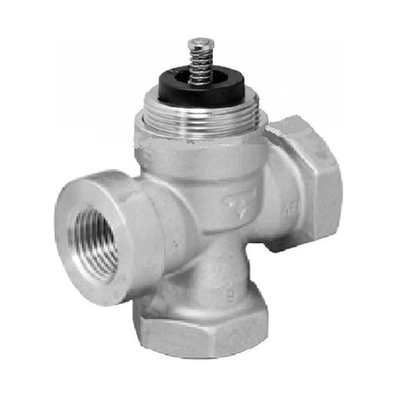 SIEMENS 599-00233 1 3-Way Threaded Zone Valve Body (7 Cv)
