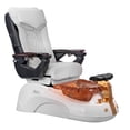 thumbnail image 1 of SIENA Shiatsulogic Pedicure Chair White Gold w/ Discharge Pump Stylish Pedicure Tub with Pipe-Less Magnetic Jet Pedicure Spa, LX Chair White, 1 of 8
