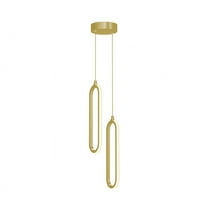 AFX  Sienna 12'' 2-Light LED Pendant Gold