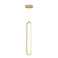 thumbnail image 1 of AFX  Sienna 24'' 1-Light LED Pendant Gold, 1 of 3