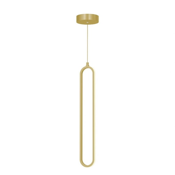 AFX Sienna 24'' 1-Light LED Pendant Gold