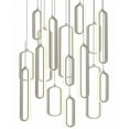 thumbnail image 1 of SIEP99LAJD1NPRND16 AFX Sienna - 232W 16 LED Pendant-22.75 Inches Tall and 4.75 Inches Wide-Painted Nickel Finish, 1 of 1