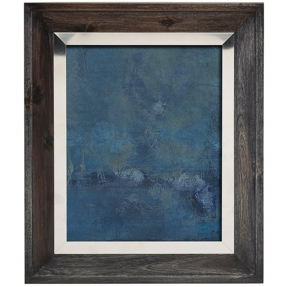 SIERRA BLACK ACACIA Wood w Inner Brushed Aluminum Accent by Prinz - 5x7