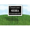 thumbnail image 1 of SIERRA CONGRATULATIONS GRADUATION 18 in x 24 in Yard Sign Road Sign with Stand, 1 of 4