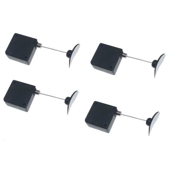 SIEYIO 1/2/4Pcs Retractable Remote Tethers Leashes for TV and DVDs Keep Remote Safe