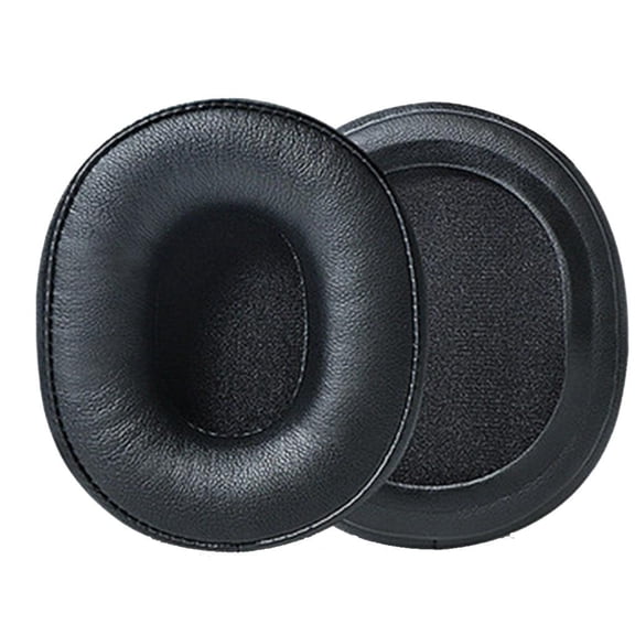 SIEYIO 1 Pair Soft Ear Pad Cover Round Earphone Holster for ATH-M60X Earpads Black