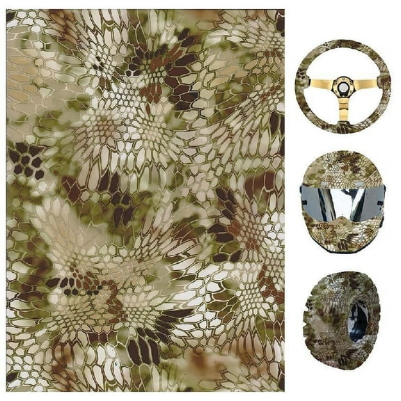 SIEYIO 1 Piece Hydrographic Water Transfer Printing Film PVA Water Soluble Dipping Film for Cups Hard Hats