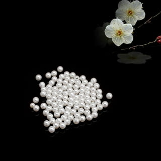 100pcs Peach Resin Flower Pearls Half Round Flatback Pearl Sewing Crafts  Supplie