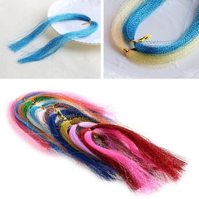 SIEYIO 100Pcs/Bag Crystal Flash Fly Tying Material Fishing Lure Tying Making DIY Craft