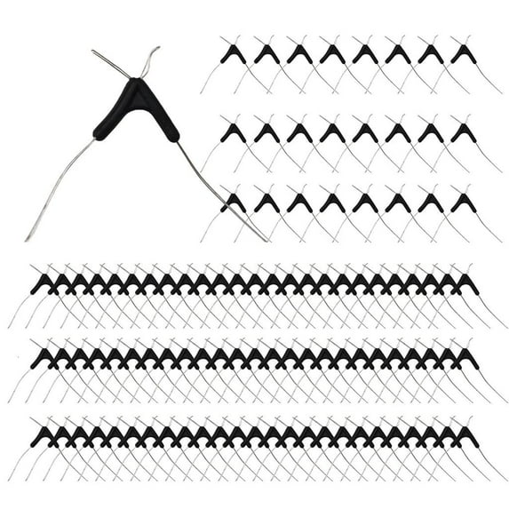 SIEYIO 100Pcs Bifurcation Space Bean Swivels Tool Fishing Sub Line Splitters Enduring