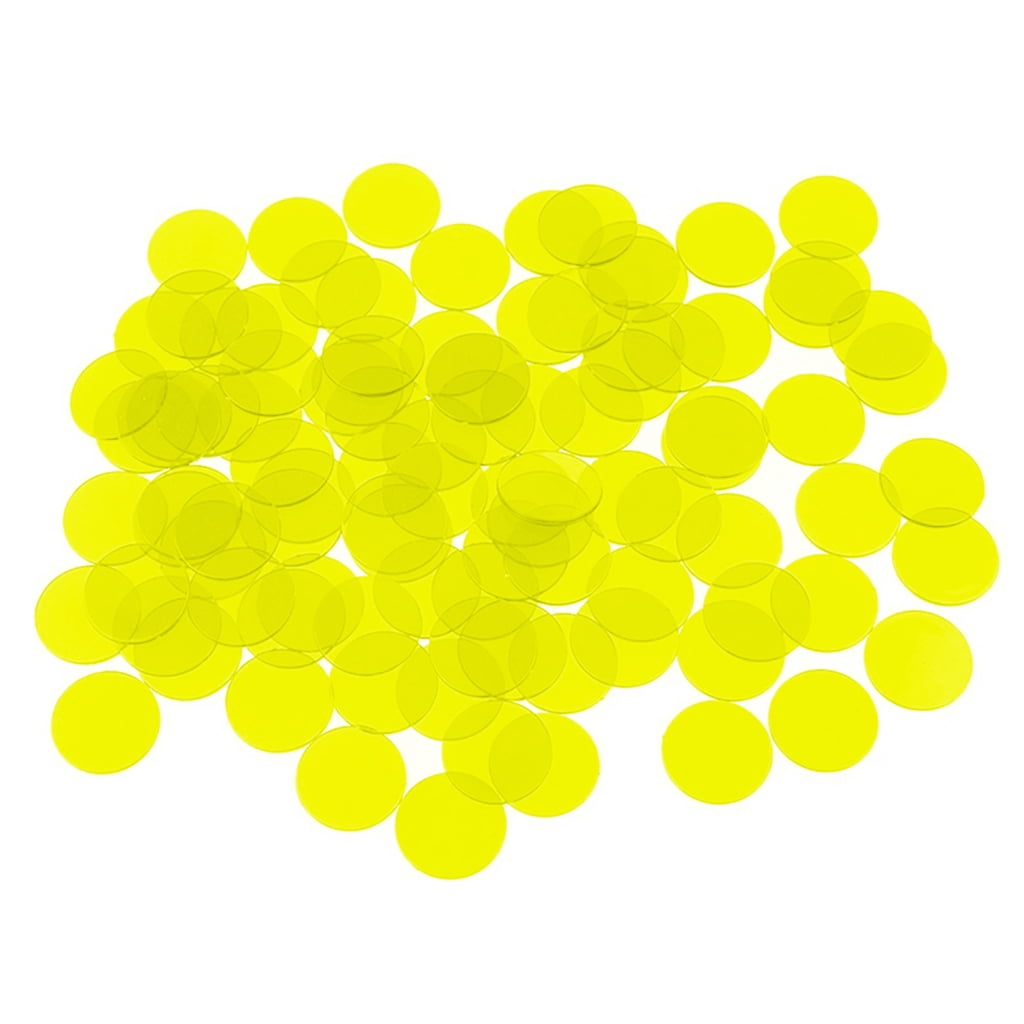 Clear Counters Math SIEYIO 100Pcs Counting Colored Chip Clear Math Game Marker Counting ...