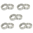 thumbnail image 1 of SIEYIO 10PCS Ball Bearings 6700ZZ Pre-lubrication&Sealed ABEC1 Truck Bearing 10x15x4mm, 1 of 7