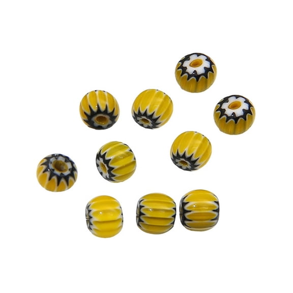 SIEYIO 10PCS Resin Pumpkin Beads Jewelry Making Beads Hanging Accessories for Necklace