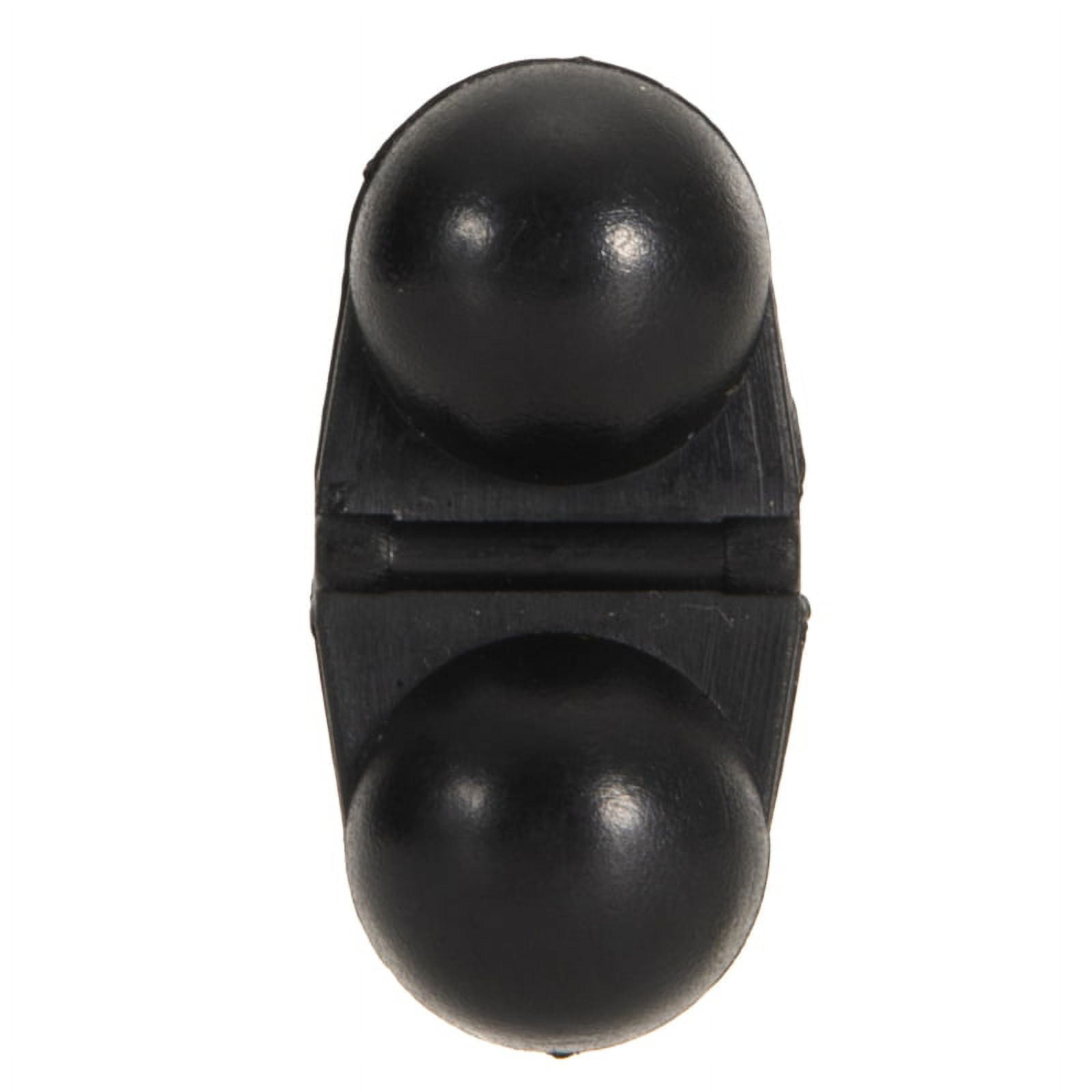 SIEYIO 10Pcs/pack ABS Double Rattle, Catfish Rattles Beads Portable Sea Fishing Attractor Bell