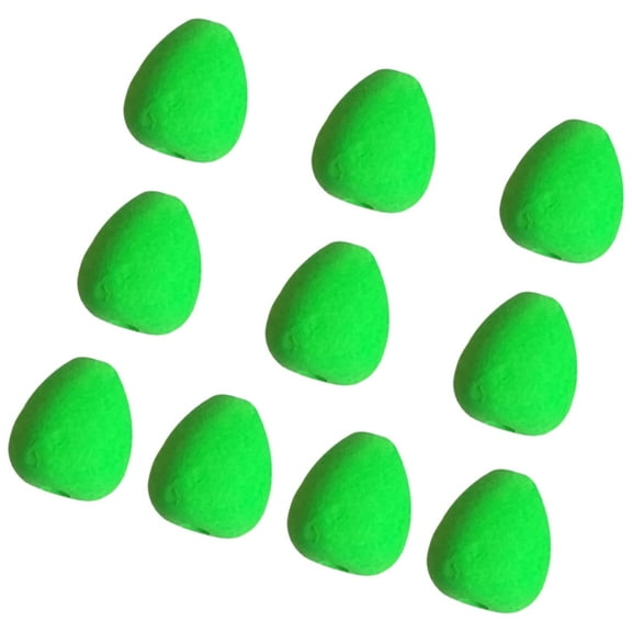 SIEYIO 10pcs/50pcs Fishing Rig Floats Fishing Tackle Accessories Bright Color Foam Floats Pompano Rig Floats for Trout