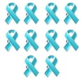 thumbnail image 1 of SIEYIO 10pcs Awareness Enamel Lapel Pin Ribbon Brooch Cancers Health Care Public, 1 of 9