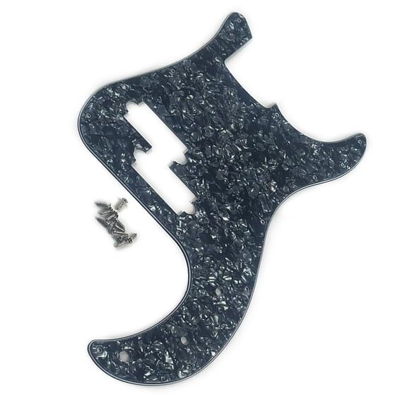 SIEYIO 11 Hole Bass Scratch Plate 4 String Bass Pickguard for Standard Bass