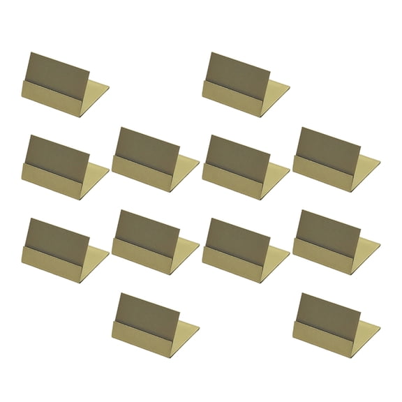 SIEYIO 12 Pieces Table Number Display Rack Metal Picture Holders Clip Place Card Stand for Wedding and Party Decoration