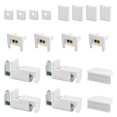 thumbnail image 1 of SIEYIO 18Pcs Pleated Blinds Fixing Bracket Set Drilling Replacement Parts for Window Shade Roller Curtain Clamp Accessories, 1 of 8