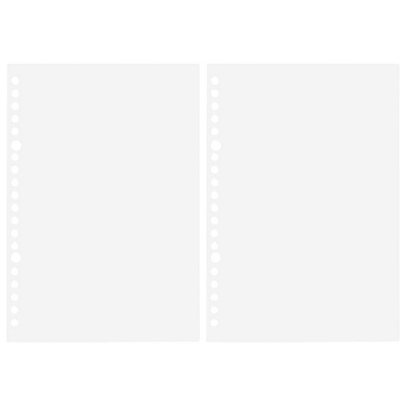 SIEYIO 1Pair A5/B5 Loose-leaf Book Cover Colorful Notebook Cover Waterproof DIY Notepad