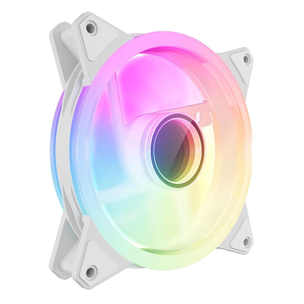 SIEYIO 2 Rings ARGB 120mm Fan with Lighting Effect, PWM Controlled, Low ...