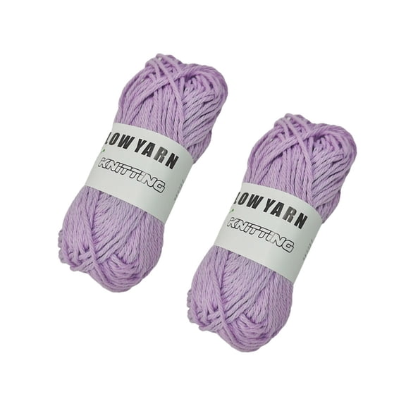 SIEYIO 2 Rolls Glow in The Dark Yarn Polyester Yarn 49 Yards Per Roll Crochet Yarn