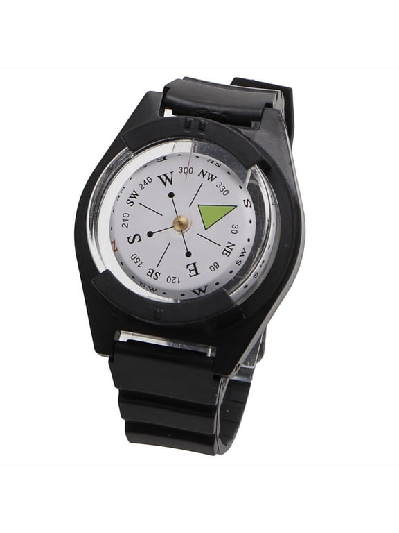 2 in 1 Wrist Compass Watch Reasonable Storage Convenient Access Outdoor Survival
