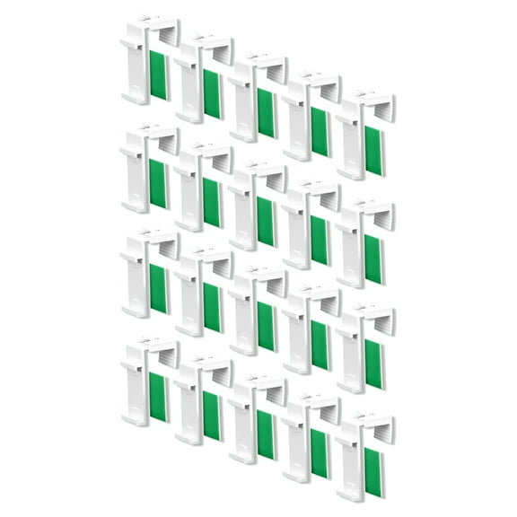 SIEYIO 20/60Pcs Roller Blind Adjustable Brackets Replacement Accessories Roller Curtain Holder Repair Parts Window Shade Clamp